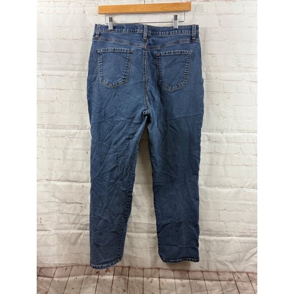 Gloria Vanderbilt Amanda Jeans Womens Plus Size 16 Straight Leg High Waisted - Picture 2 of 7